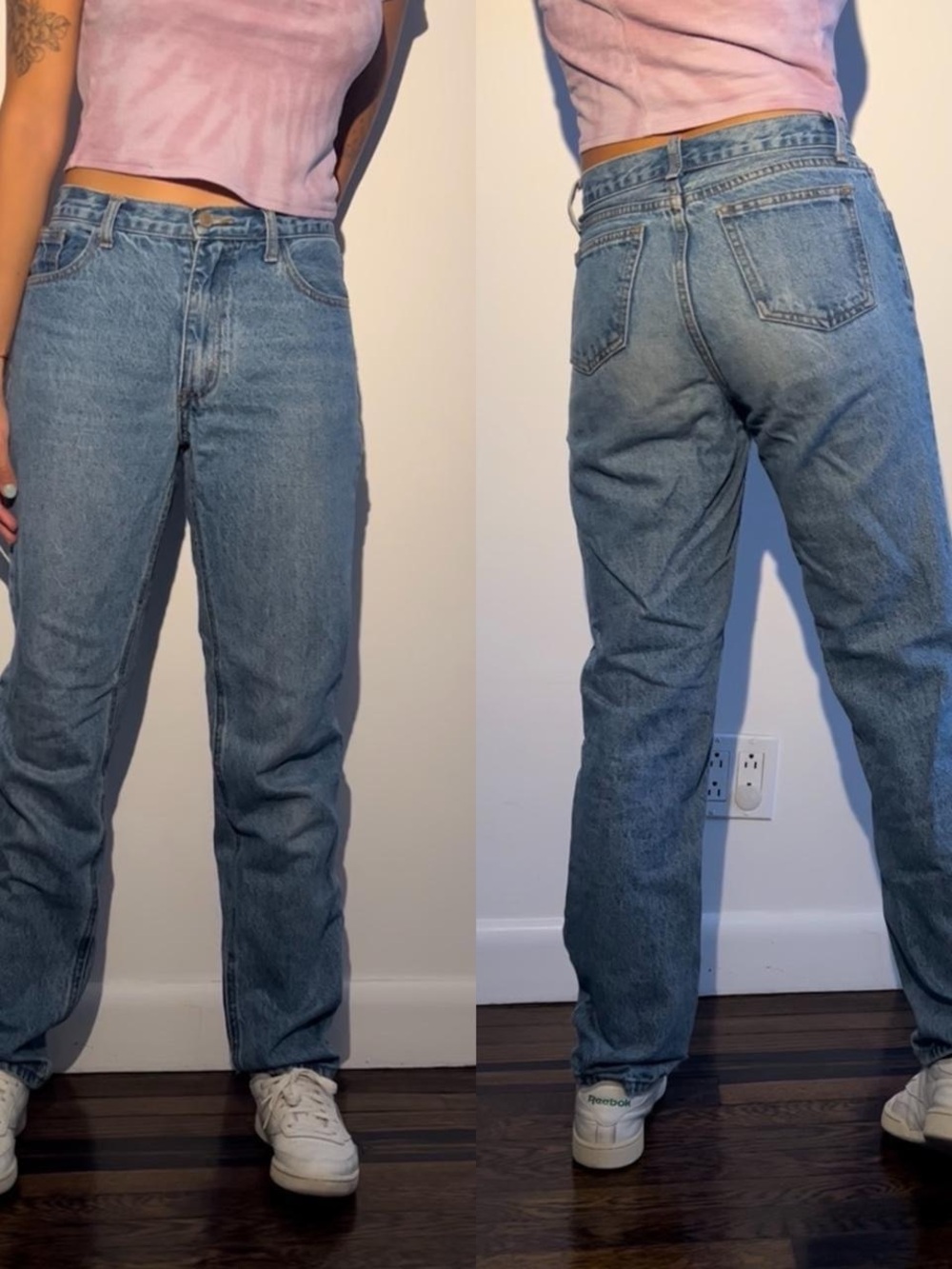 Brandy Melville Light Blue Straight Leg Jeans